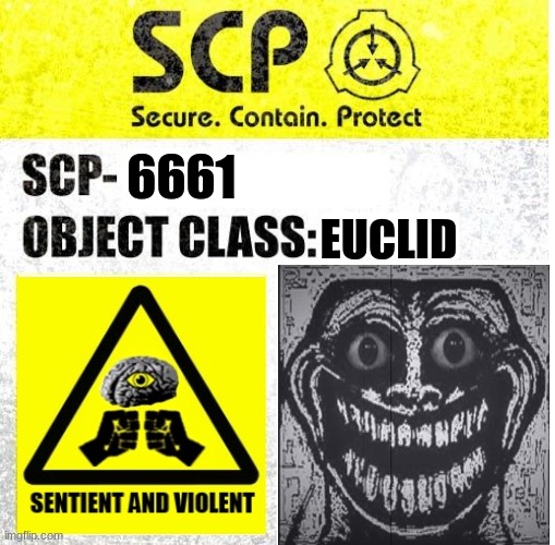 Scp 6661 Label by Cowfarmer0090 on DeviantArt