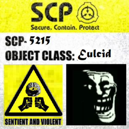 Scp 5215 Label by Cowfarmer0090 on DeviantArt