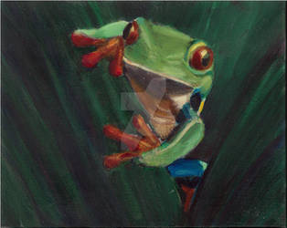 GreenFrogPainting