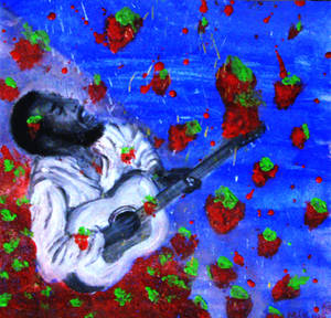 Richie Havens in strawberry