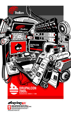 Drupalcon dc 2009 t-shirt