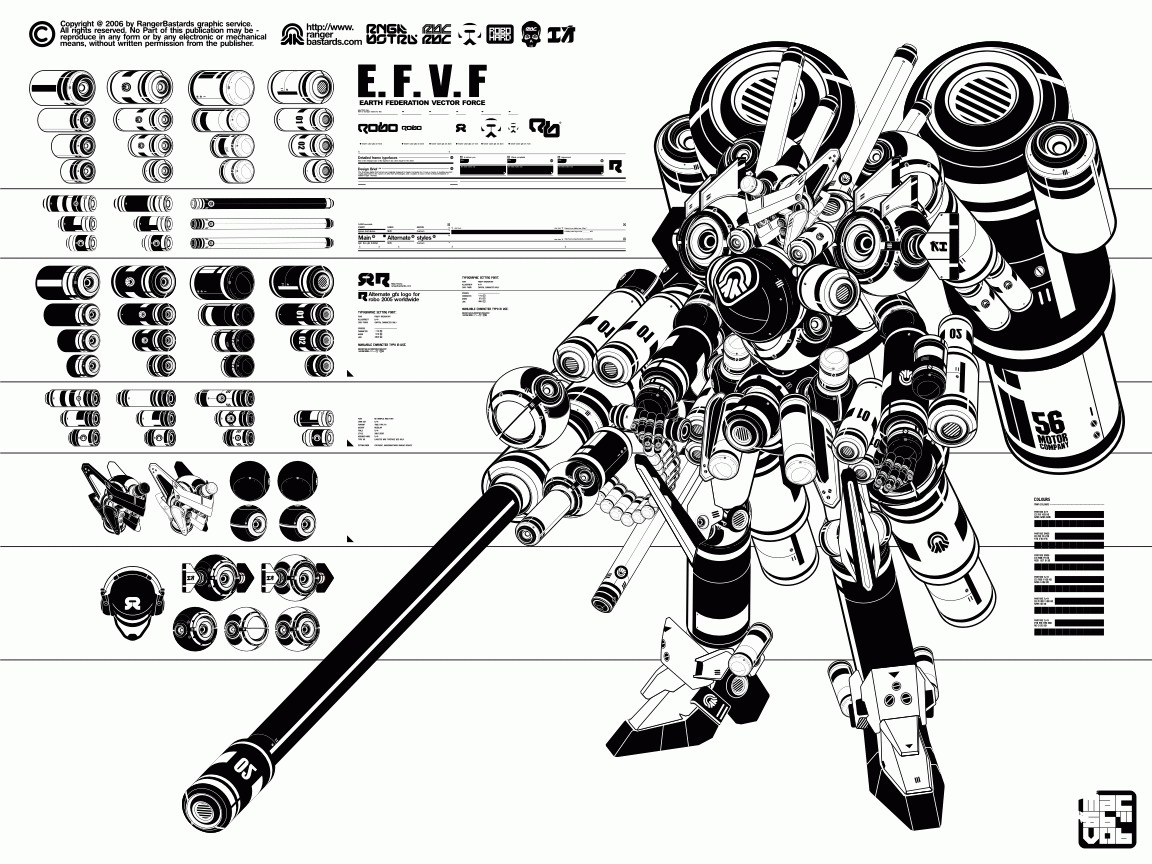 Mecha bastards by machine56