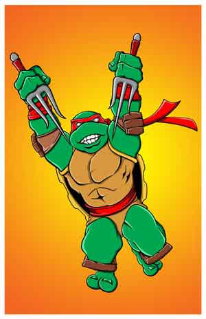 TMNT-Raphael-Poster by rodneyfyke on DeviantArt