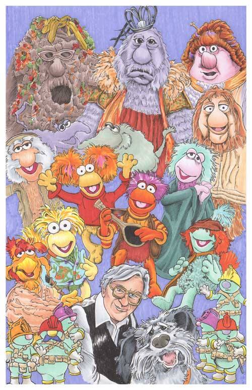 Fraggle Rock art as commision