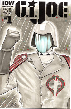 Cobra Commander G.I. Joe Sketch cover