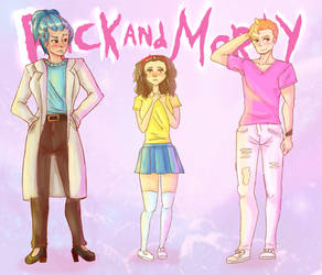 Rick and Morty Genderbend