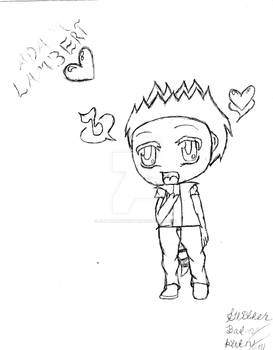 adam lambert chibi