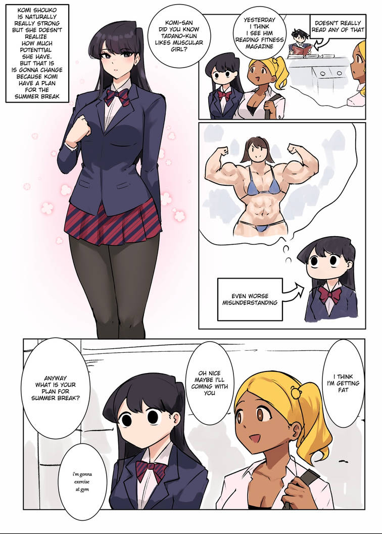 Comki Body Komi muscle growth part 1 by KADEN6959 on DeviantArt