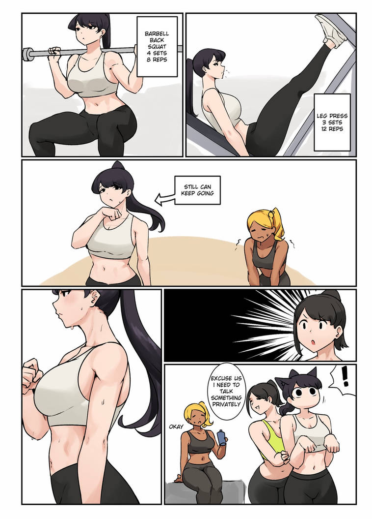 Comki Body Komi muscle growth part 3 by KADEN6959 on DeviantArt