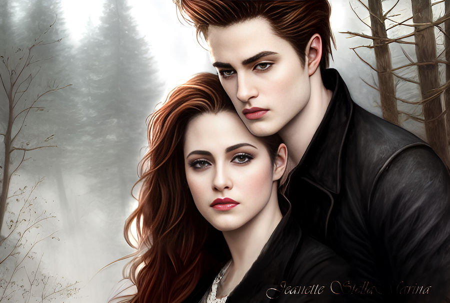 Bella Swan And Edward Cullen Twilight By Jeanettestellamarina On Deviantart