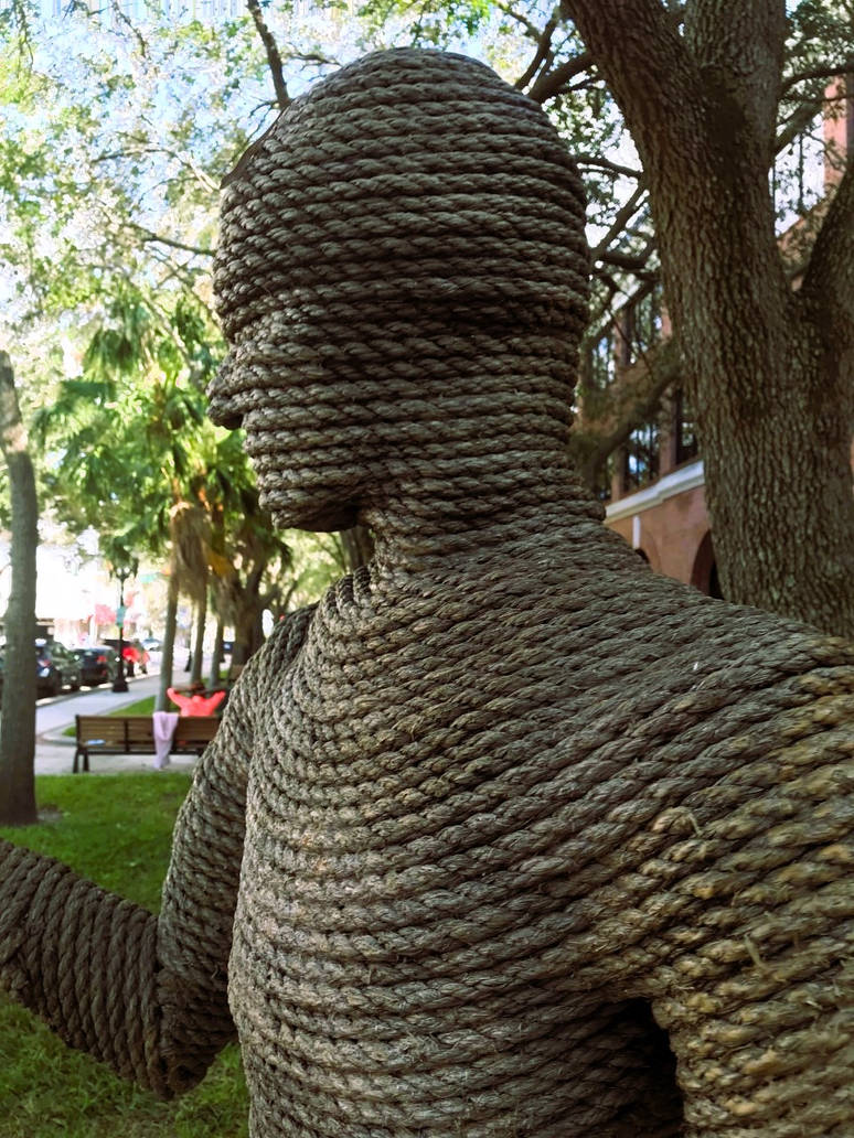 Bottom Statue Rope Rope sculpture by MadCaiusQuesne on DeviantArt