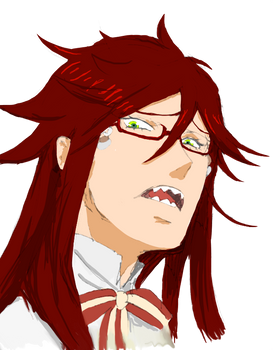 Grell is disgusted by you.