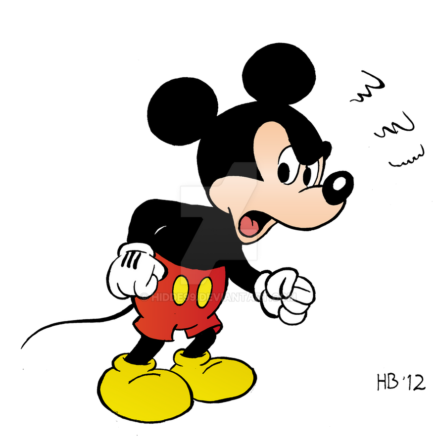 Mickey Mouse Raging Angry Mickey Mouse by Hidde99 on DeviantArt