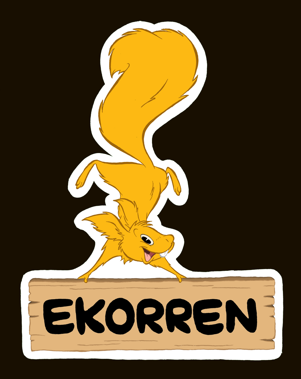 Ekorren badge