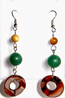 Earth Tone Drop Earrings 1