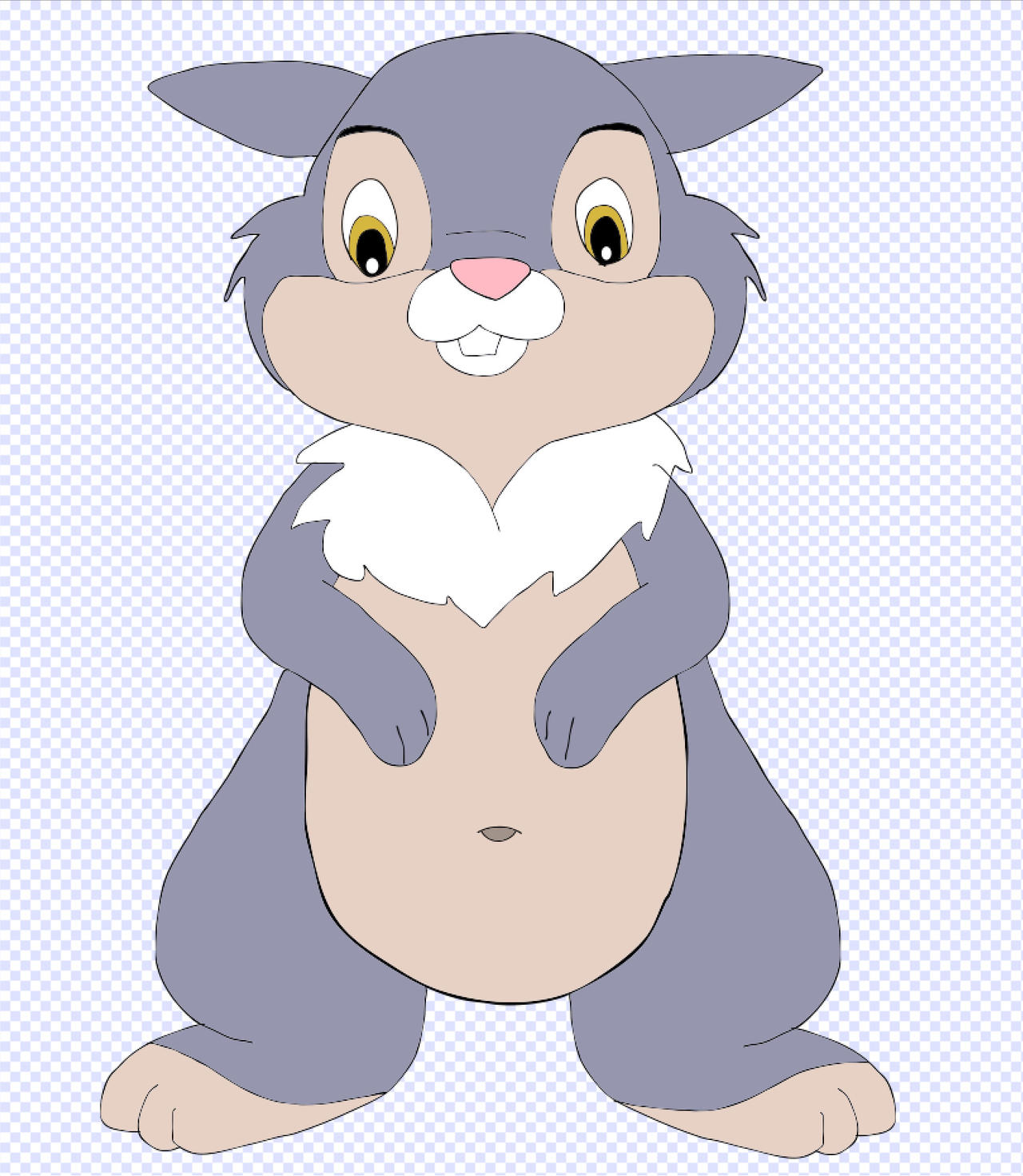 Deviantart Thumper Rabbit Thumper's Belly Button by billdynamite99 on DeviantArt