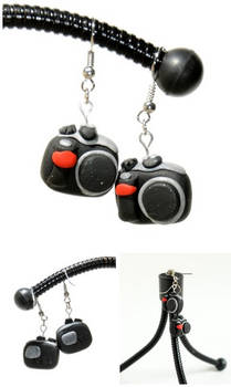 Nikon Camera Earrings