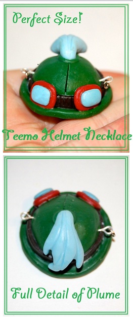 LoL: Teemo Helmet Necklace Charm