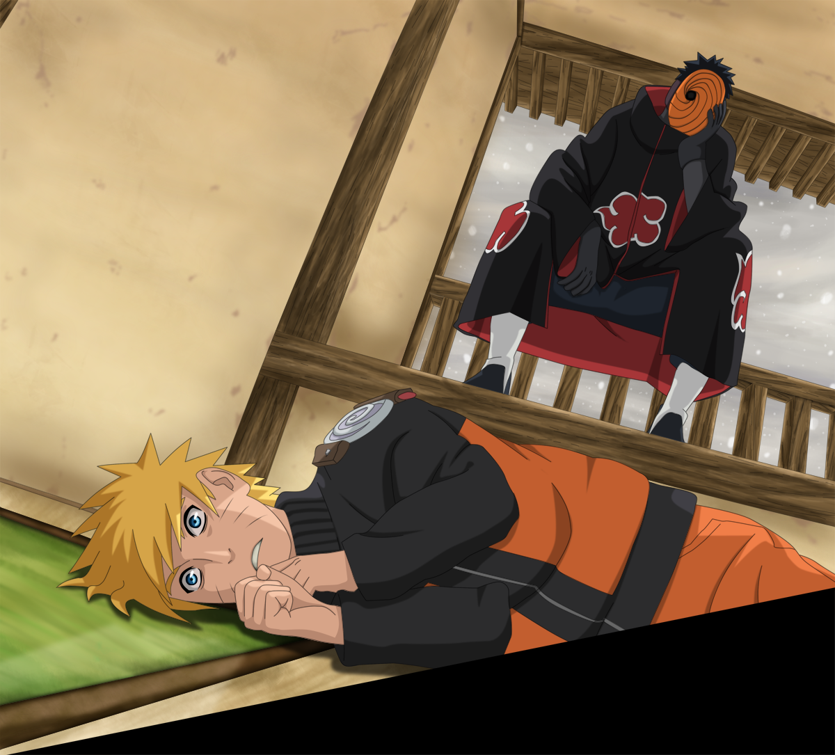 Naruto and Tobi