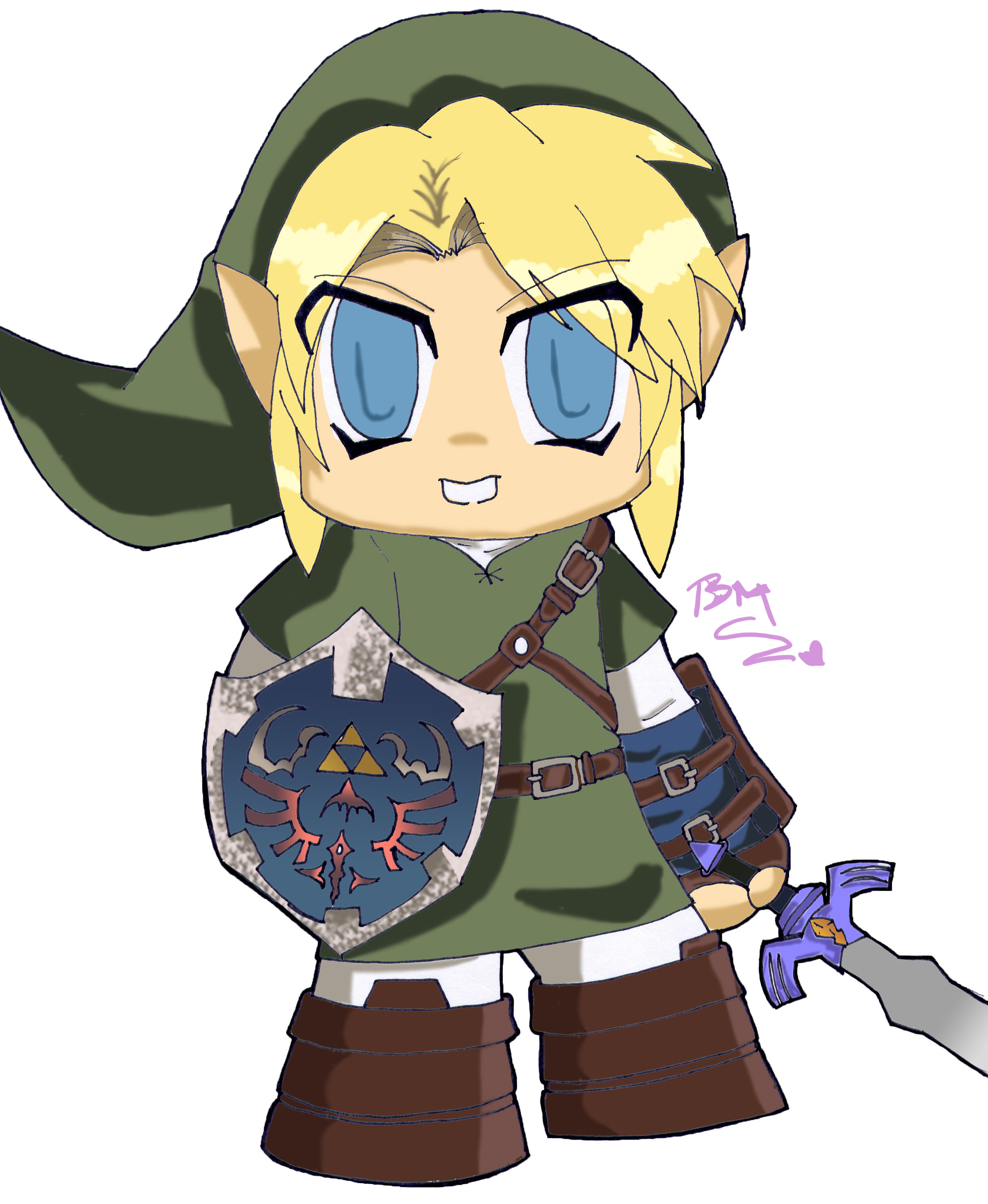 Link .::Chibi version::. by BrightMega on DeviantArt