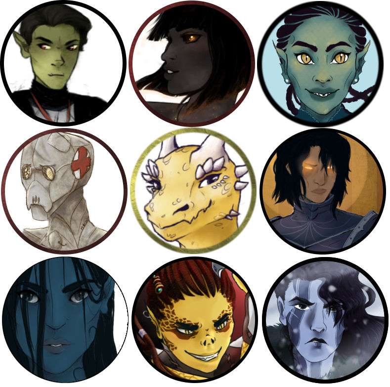 DnD Tokens by lixelated on DeviantArt