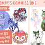 Commission sheet + prices [OPEN]