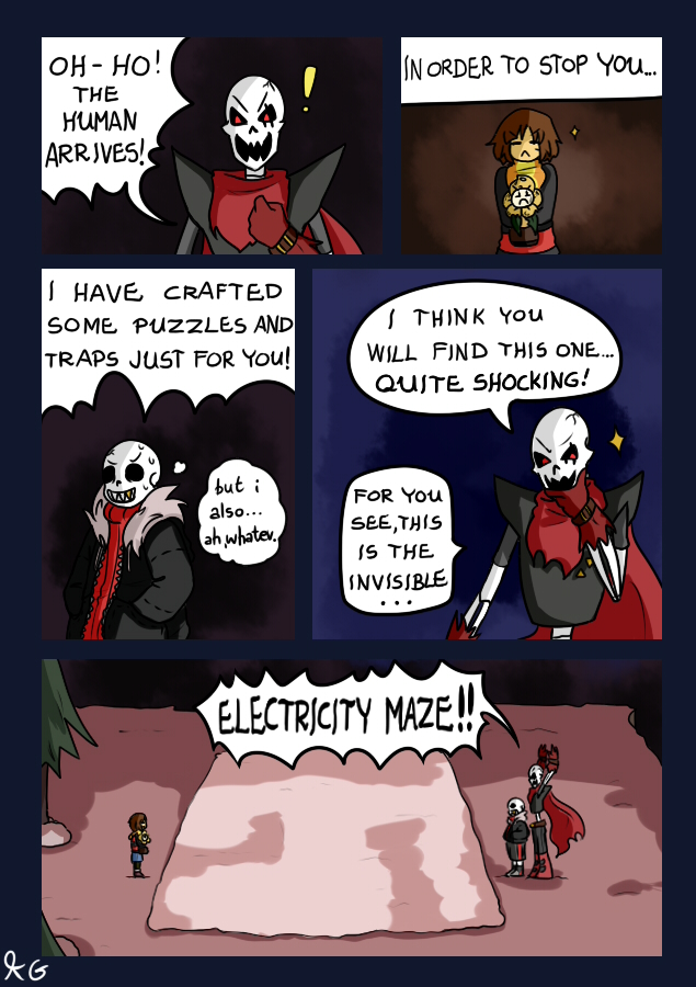 Underfell - Snowdin - 55 by Kaitogirl