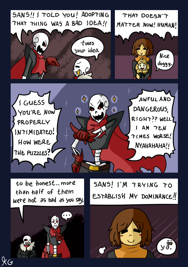Underfell - Snowdin - 110 by Kaitogirl