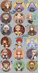 Fire Emblem: Fates (Motivational Buttons) by VeniceLatte