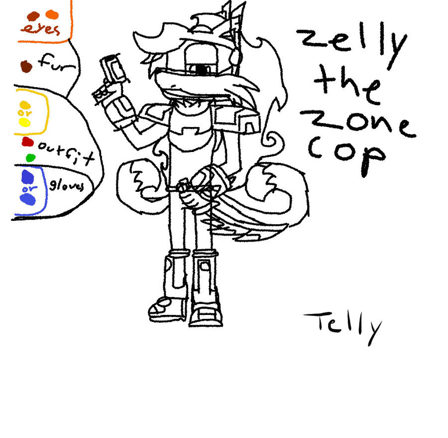 Zelly The Zone Cop sketch by TellyCharrLithe on DeviantArt