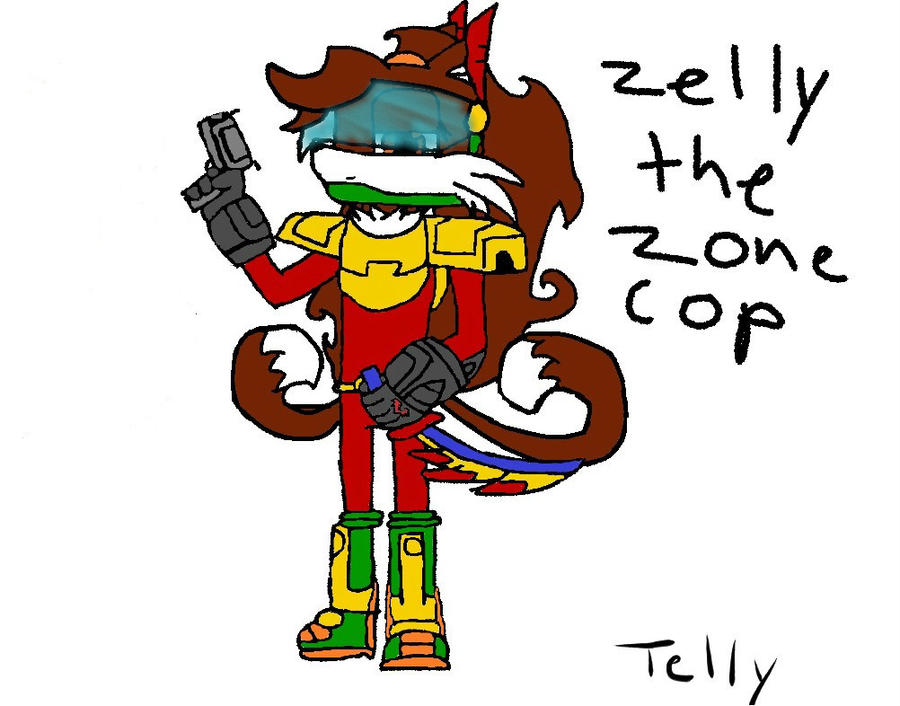 Zelly The Zone Cop Colored by TellyCharrLithe on DeviantArt
