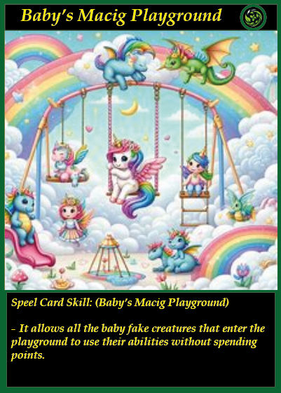 FakeCreature Speel Card: Baby's Macig Playground by BrabraMaker on ...