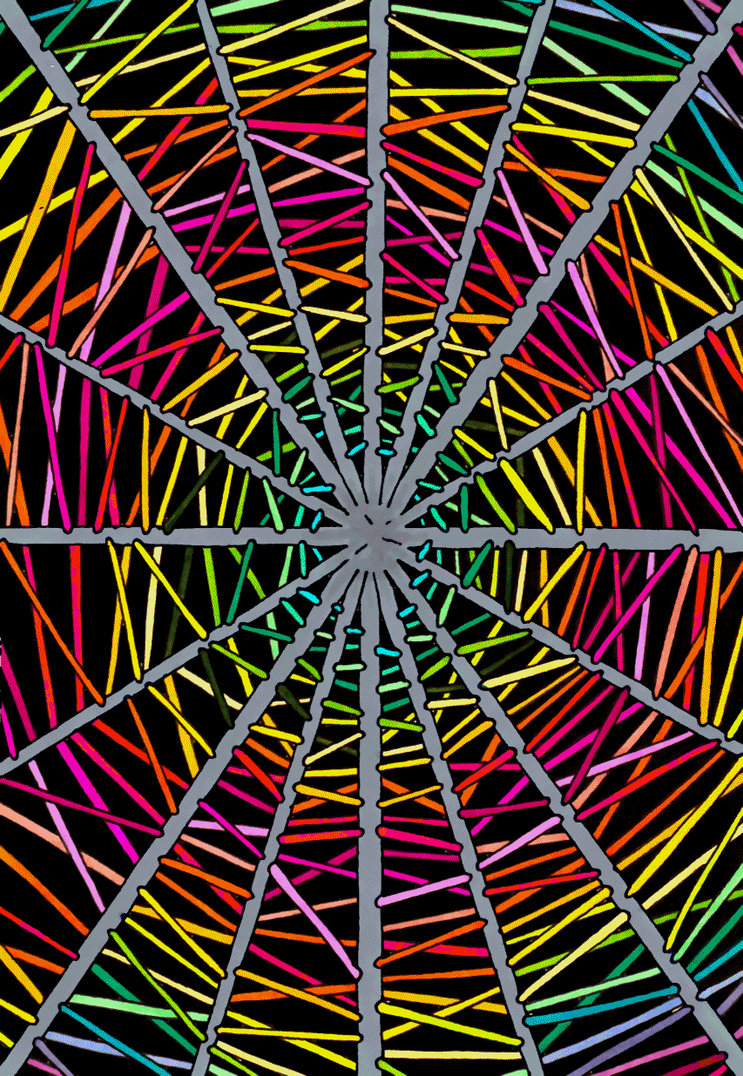 Psychedelic Animation Spider Web S10 by abstractendeavours on DeviantArt