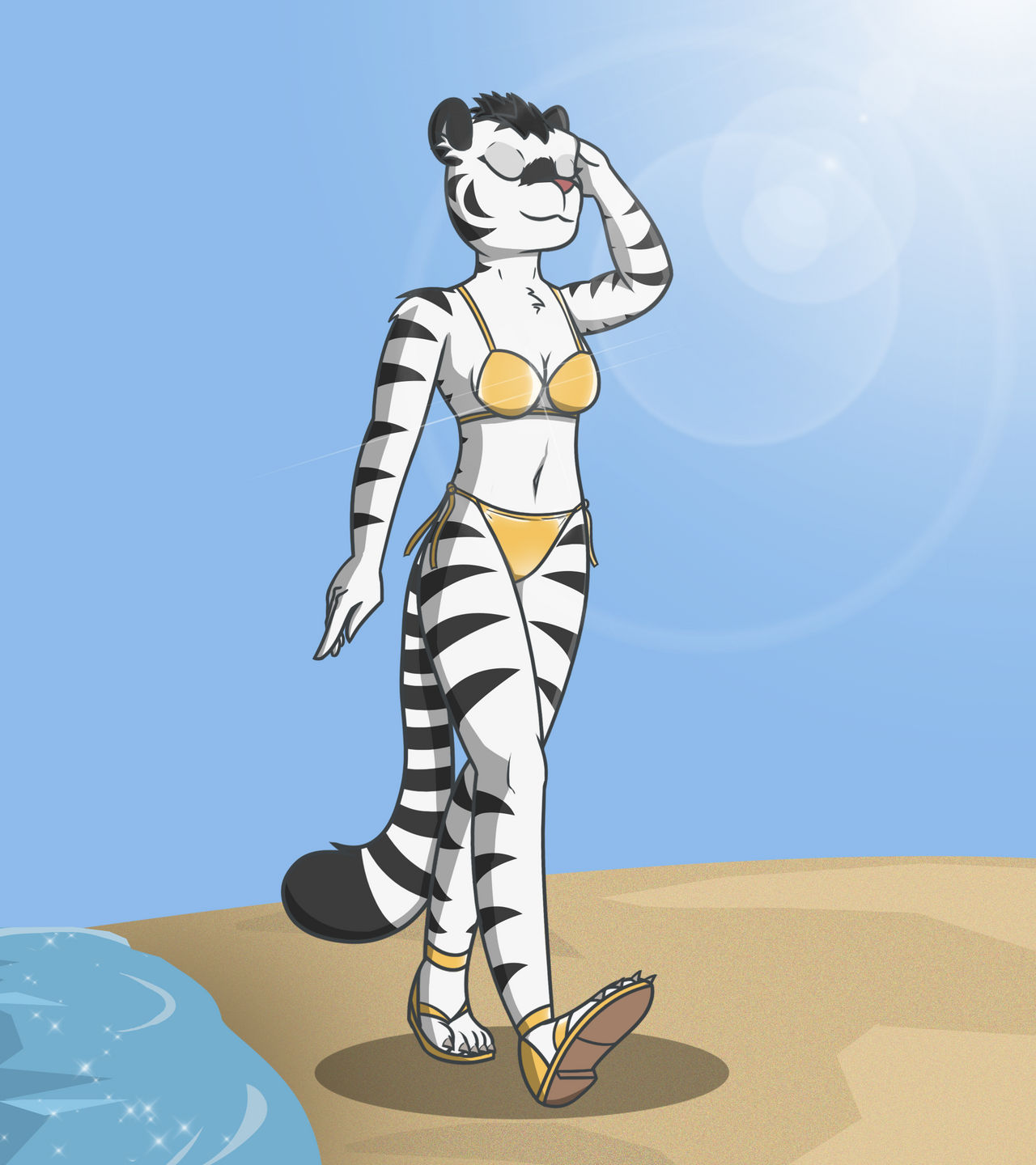 Gold Bikini Tiger