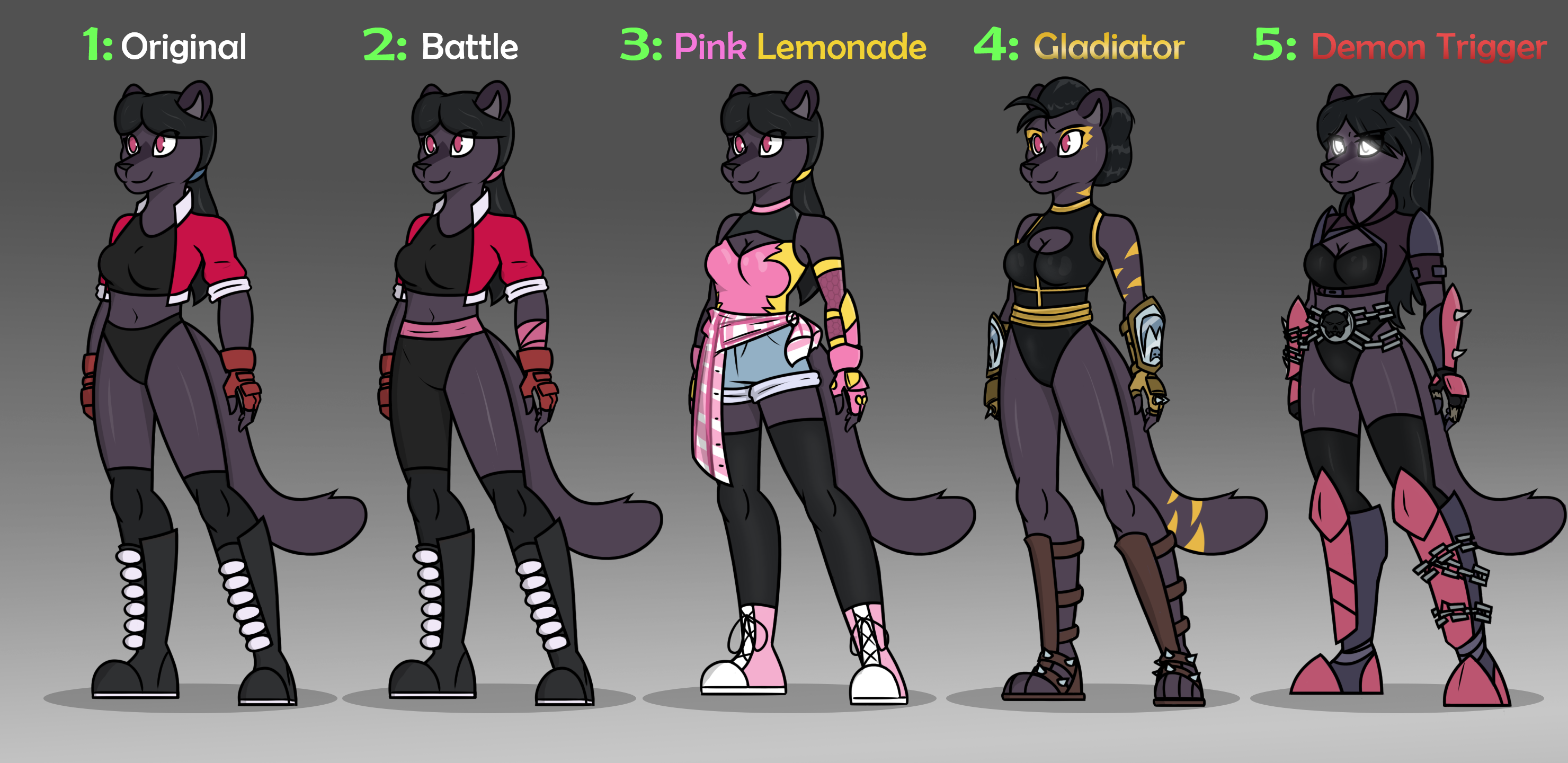 Alahna Costume Lineup