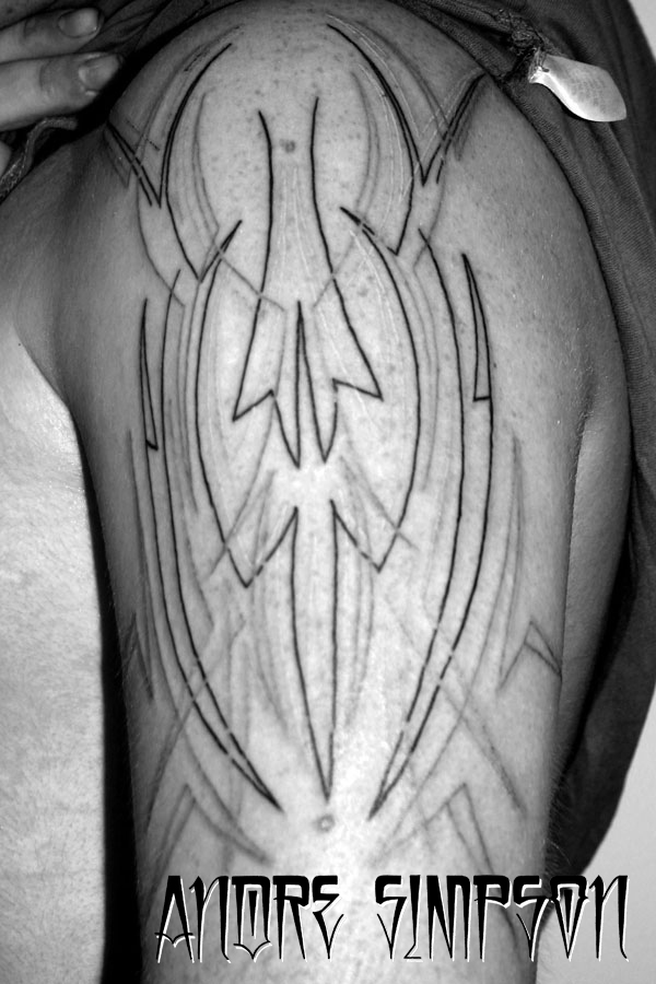 Pinstripe tattoo 1