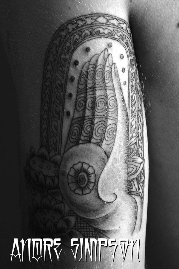 Buddhist hand tattoo 1 by ERASOTRON on DeviantArt