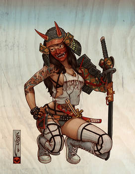 Samurai Hanya Mask