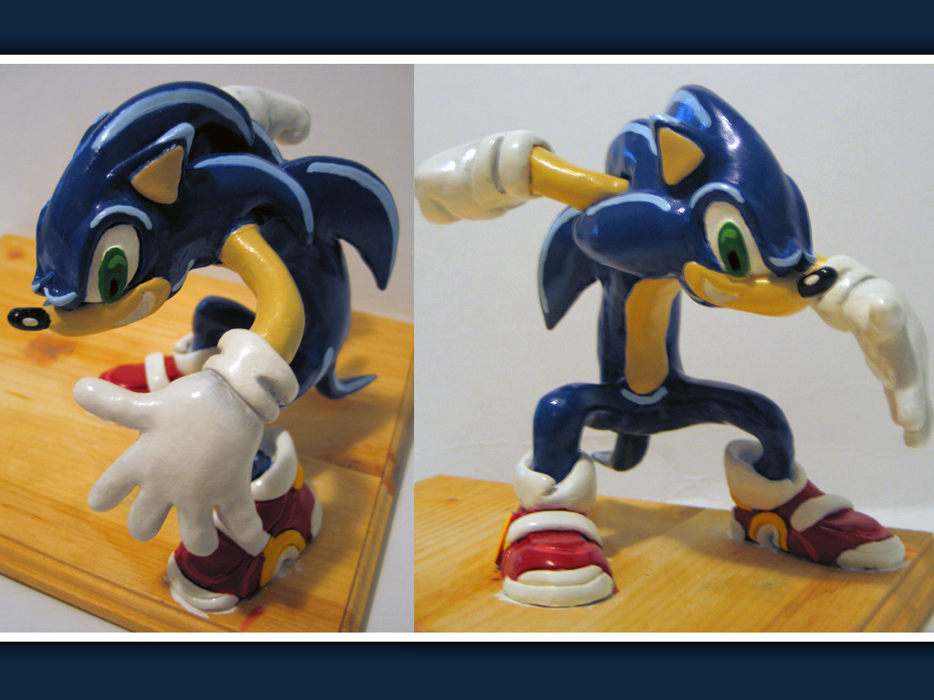 Sonic the Hedgehog Painted