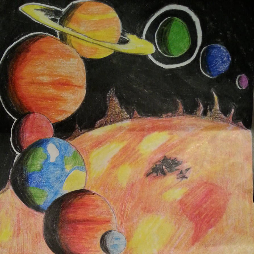 Custom Solar System Deviantart Solar System by NerdBluebird on DeviantArt