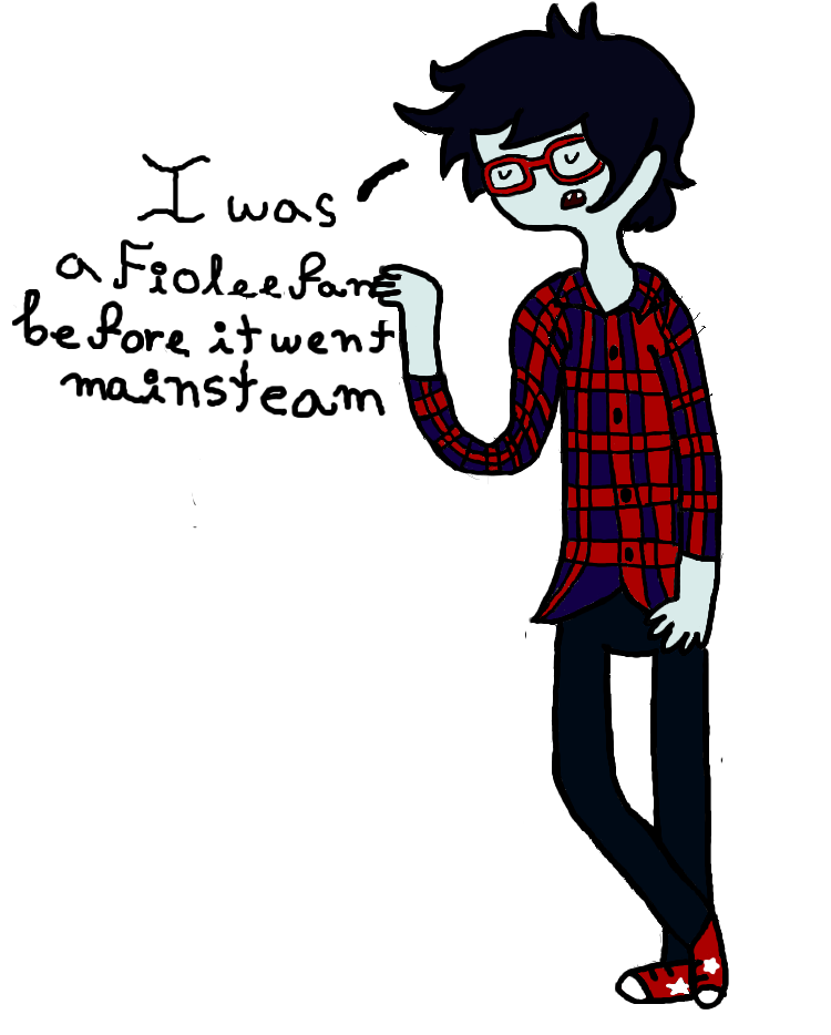 Marshall Lee as a Hipster