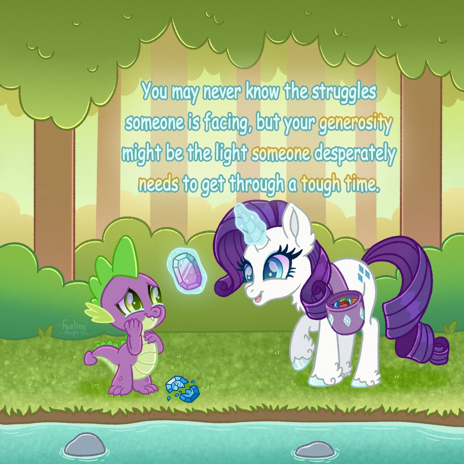 Generosity Rarity Rarity ~ Generosity by FaelingMagic on DeviantArt