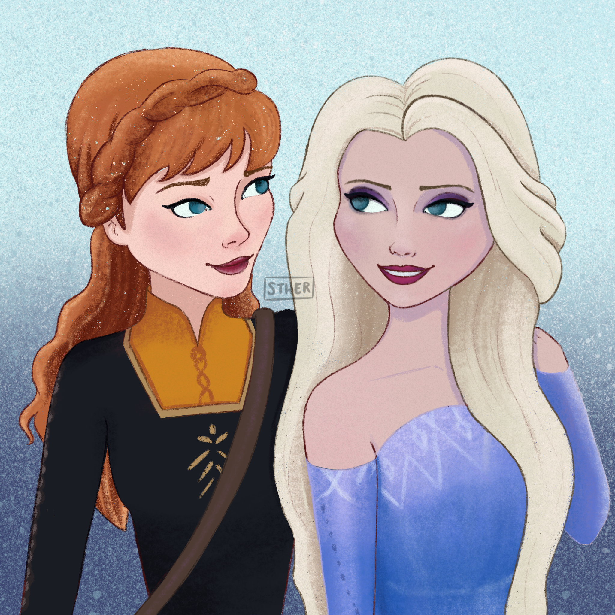 Anna And Elsa Colored Frozen 2 By Missweasleyjb On Deviantart Anna And Elsa Colored Frozen 2 By Missweasleyjb On Deviantart