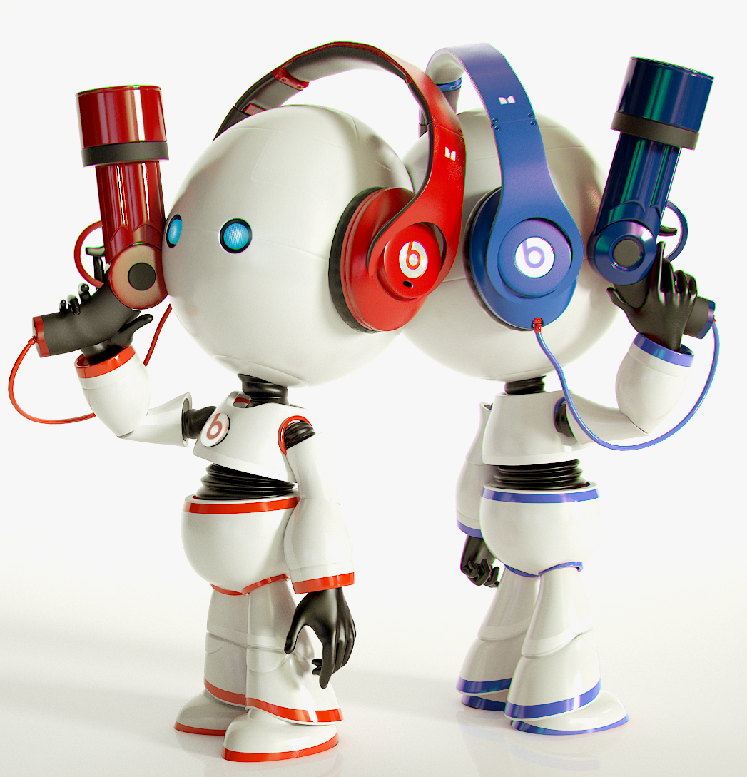 Robots Duel Beats By Dre