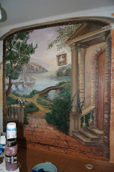 Fresco in an apartment