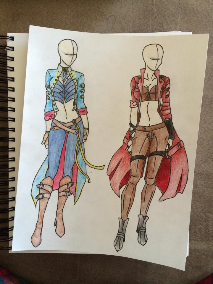 Female Vergil And Dante ~ Cosplay Design