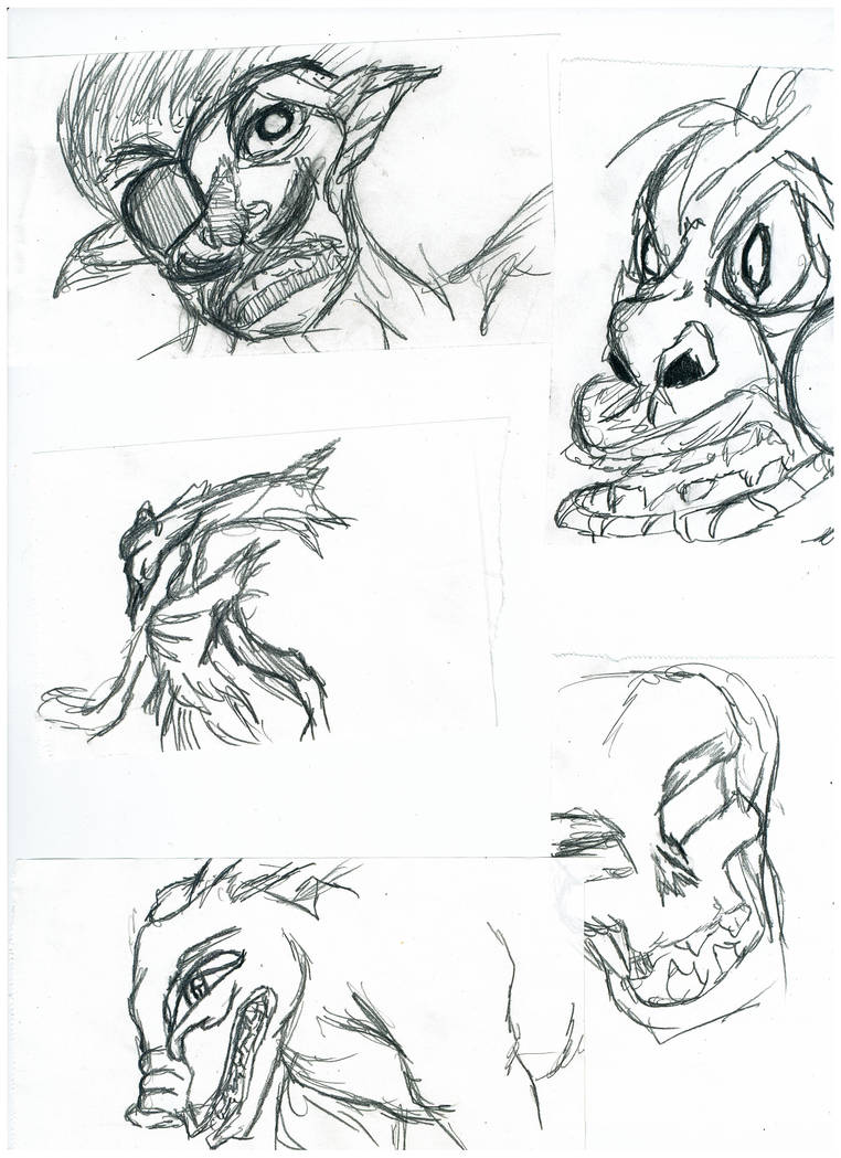 Angry Shell Drawing Reciept Doodles 8 Angry sketches by Nyegatron on DeviantArt