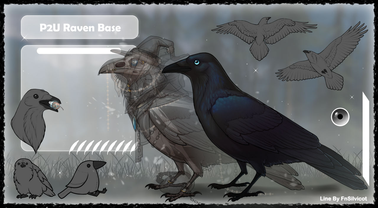 P2U Raven Base by FnSilvicot on DeviantArt