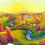Momonga Pinball Adventures - Levelmap Art