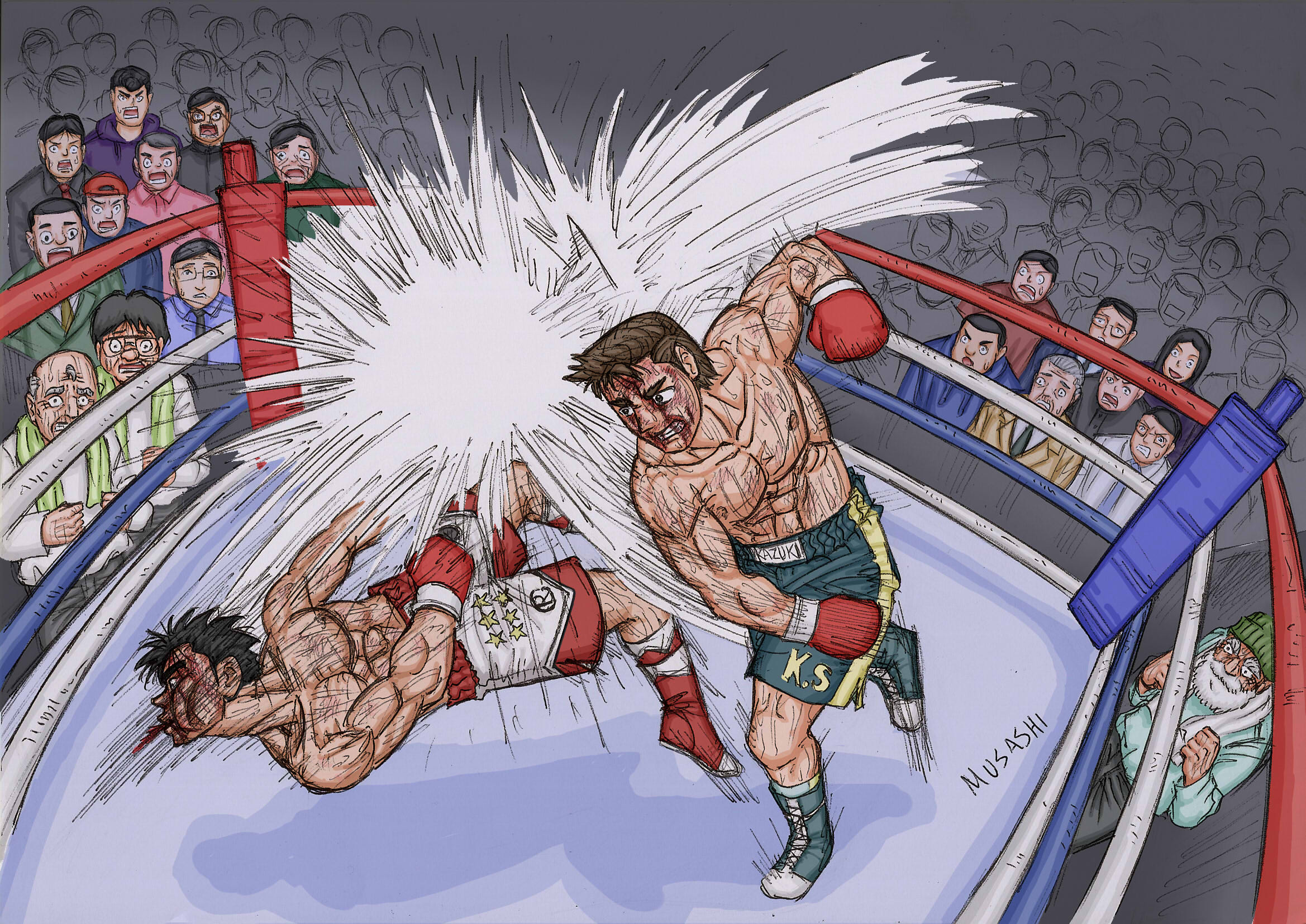 After Work - Ippo by XiionXII on DeviantArt
